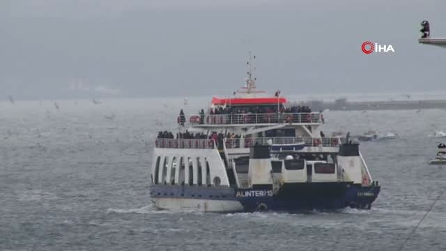 Ada Seferlerine Fırtına Engeli...gökçeada ve Bozcaada'ya Yapılması Planlanan Bazı Feribot Seferleri...