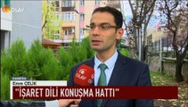 ''İşaret dili konuşma hattı''