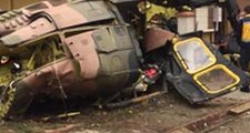 Sancaktepe'de Askeri Helikopter Düştü! İşte Olay Yerinden İlk Görüntüler