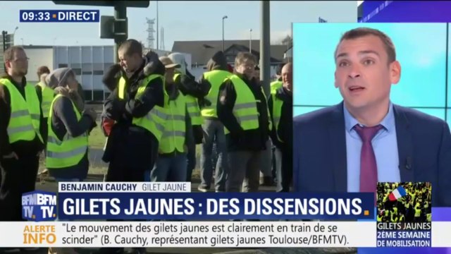 Les gilets jaunes sont en train de se scinder , assure une figure du mouvement