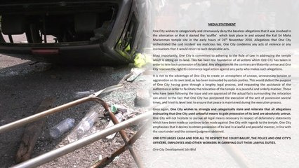 Developer denies involvement in temple attack