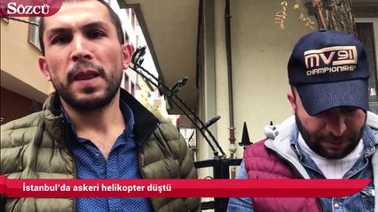 Скачать видео: İstanbul’da helikopter düştü: Görgü tanıkları anlattı