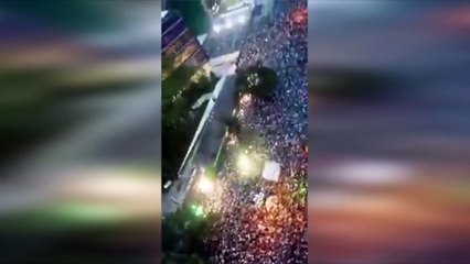 La espectacular celebración de la afición de Palmeiras tras ganar el Brasileirao