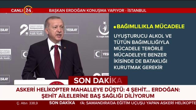 Cumhurbaşkanı Erdoğan: Tüm medya endüstrisi tütünün yaygın