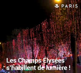 Video herunterladen: Cérémonie d'illuminations des Champs Elysées