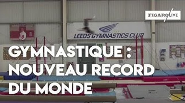Gymnastique : il bat le record du monde de saut entre deux barres horizontales