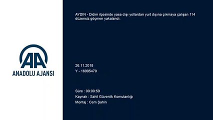 Didim'de 114 düzensiz göçmen yakalandı - AYDIN