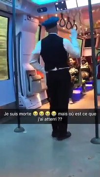 SNCF : Le contrôleur qui fait des pas de danse dans le train (TER)