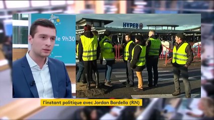 Jordan Bardella affirme que les casseurs des Champs-Elysées "étaient des casseurs d'extrême gauche". Par ailleurs, il se dit disponible pour mener la liste du Rassemblement national aux européennes.