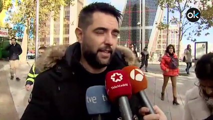 Dani Mateo se queda mudo ante el juez que le toma declaración por sonarse con la bandera de España