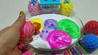 MIXING RANDOM THINGS INTO FLUFFY SLIME!! RELAXING SLIME WITH BALLOONS