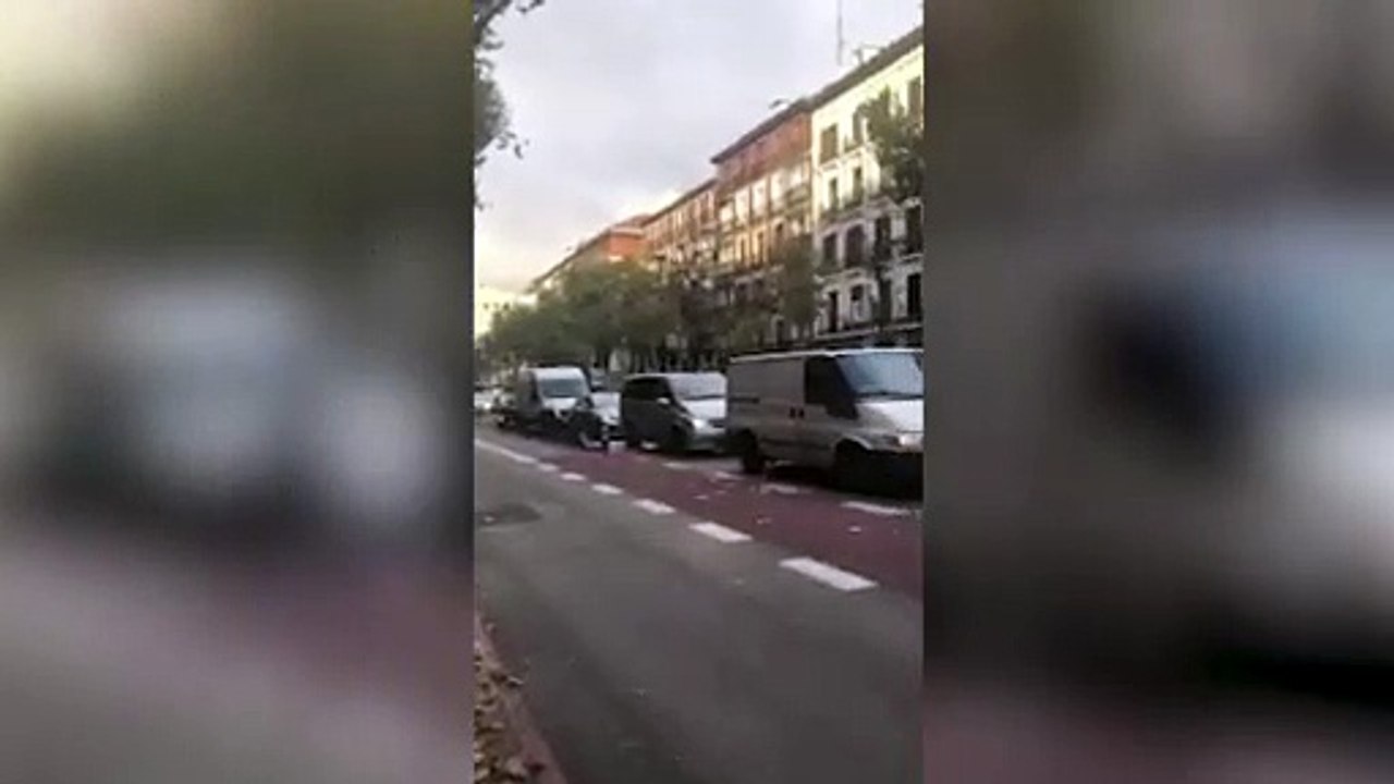 El carril bici de Madrid provoca atascos