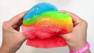 Crunchy sponge slime - satisfying slime ASMR video