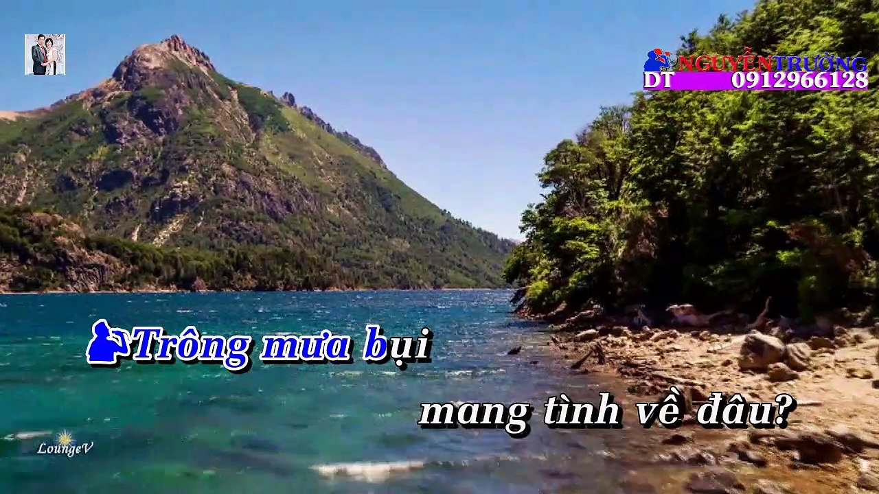 LK Mưa Bụi  Xuân Viên ft Đoàn Minh  Karaoke