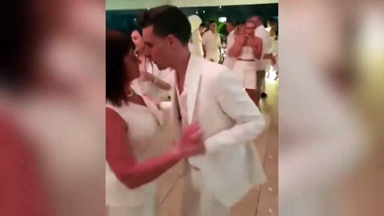 Esto se llama romper la pista: quiere lucirse en la boda y pasa esto