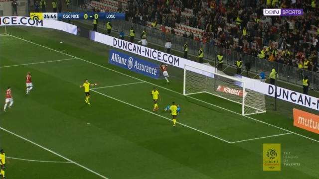 لقطة: الدوري الفرنسي: تمريرة بالوتيلي الساحرة تمنح سيبريان وليل هدف السبق أمام ليل