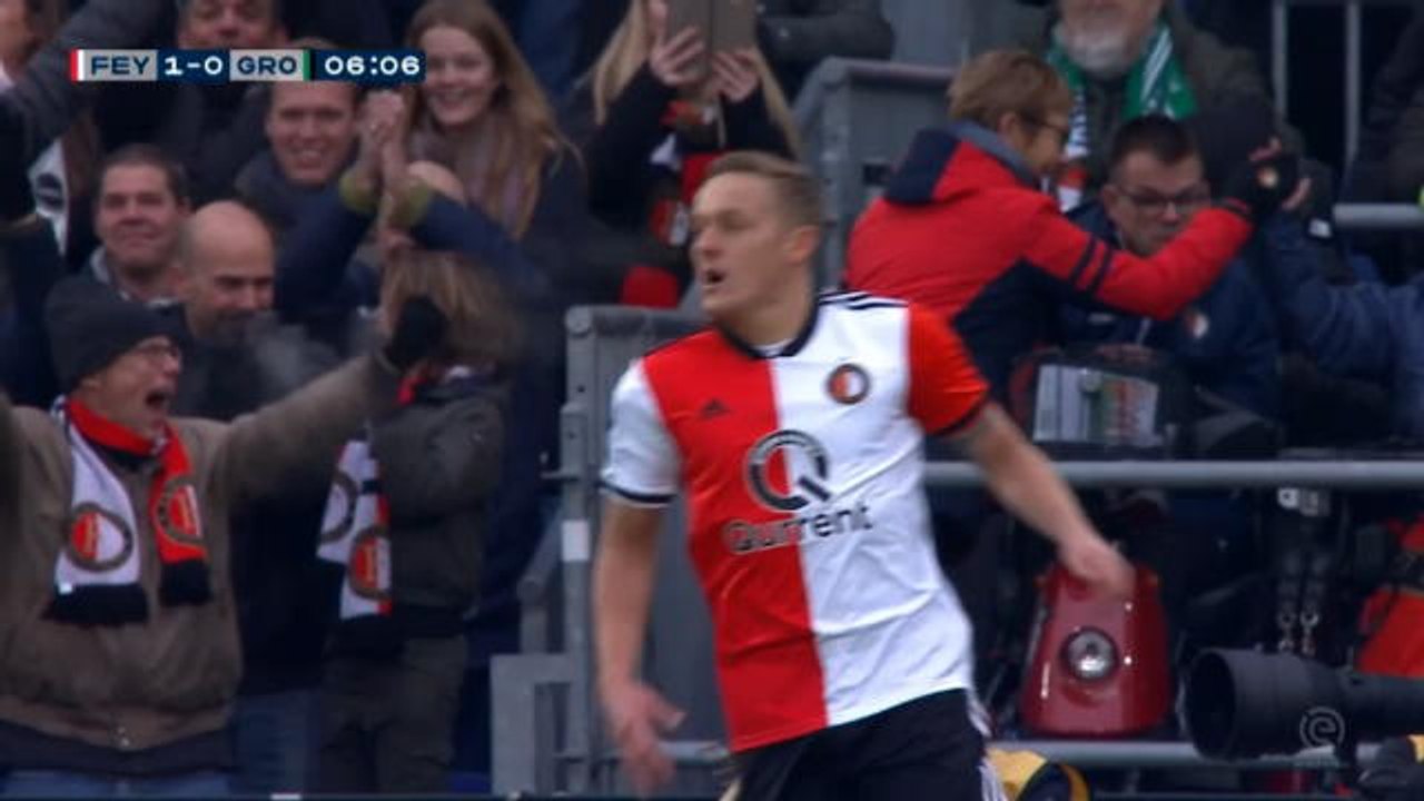 لقطة: الدوري الهولندي: تسديدة تورنسترا الرائعة تُهدي فينورد فوزًا ثمينًا أمام ضيفه غرونينغن