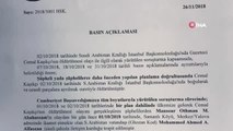 İstanbul Cumhuriyet Başsavcılığı'ndan Cemal Kaşıkçı Açıklaması