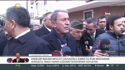 Bakan Akar olay yerine gitti