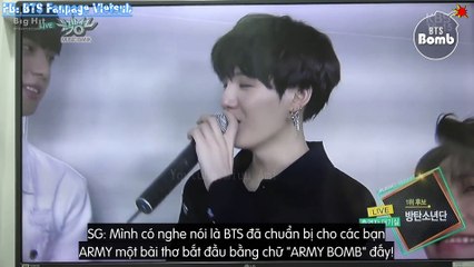 [VIETSUB] [BANGTAN BOMB] SỐC CHIN LÀM THƠ VỀ ARMY BOMB