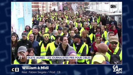Des journalistes pris pour cible et poursuivis par des Gilets jaunes
