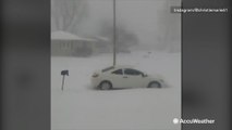 People stay indoors in midst of severe whiteout conditions