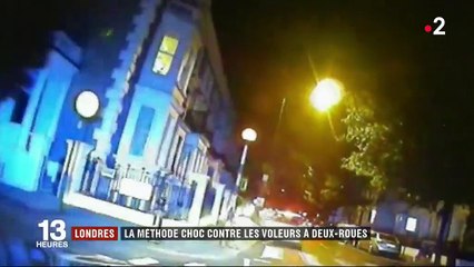 À Londres, pour interpeller les voleurs à deux-roues, Scotland Yard leur rentre dedans en voiture