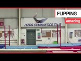 Gymnast flies through the air to break world record | SWNS TV