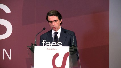 Aznar cree que juicio de Zaplana se debería resolver con "compasión"