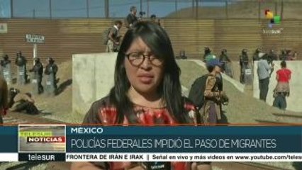 Tensión en la frontera Mexico-EE.UU. por intento de cruce de migrantes