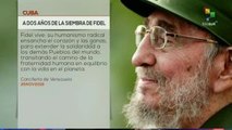 teleSUR Noticias: Cuba: A dos años de la siembra de Fidel