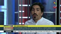 teleSUR Noticias: Se suspende final de vuelta entre Boca y River