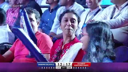 Vivo Pro Kabaddi high;ights - Delhi 32-32 Gujarat