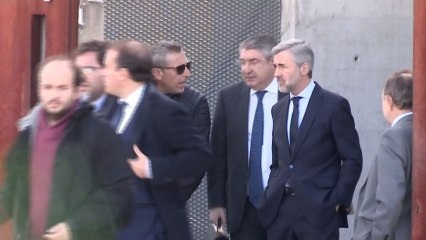 Los acusados del juicio por la salida a Bolsa de Bankia llegan a la Audiencia Nacional.