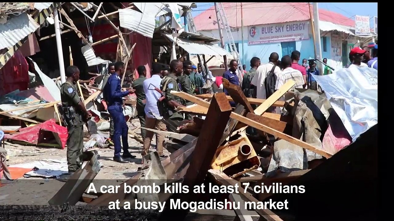 Mogadishu car bomb kills at least seven civilians