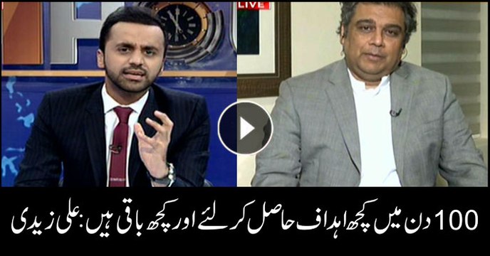 Some targets achieved in 100 days some remaining: Ali Zaidi