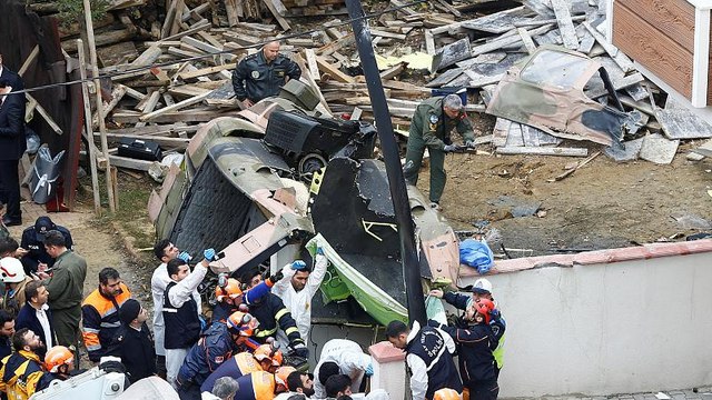 Cade elicottero militare in Turchia, quattro morti