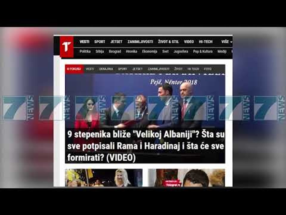 BEOGRADI REAGON I NERVOZUAR PAS MARREVESHJES SHQIPERI-KOSOVE  - News, Lajme - Kanali 7