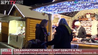 HPyTv Pau | Les animations de Noël s'ouvrent à Pau (23 nov 18)