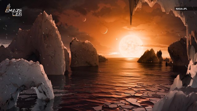 One of TRAPPIST-1's Planets May Be Wet and Able to Support Earth-Like Life