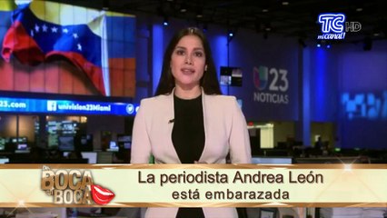 Entérese que presentadora de noticias está embarazada