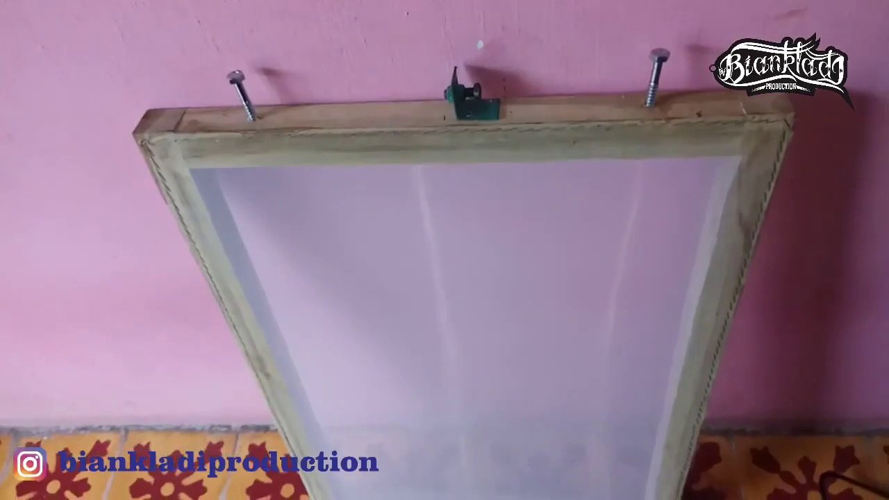 Tutorial Pasang Knok Screen Meja Sablon Rel Panjang