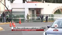 Peña agradece a gabinete con comida en Los Pinos