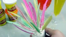 깃털 염색 꽃 만들기 플레이 도우 점토 클레이 장난감 색소 놀이 미니어쳐 How To Make Feather Flower Playdough Toys Kit