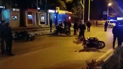 Çorum'da motosikletli Yunus ekipleri kaza yaptı: 4 yaralı