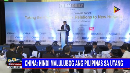 China: Hindi malulubog ang Pilipinas sa utang
