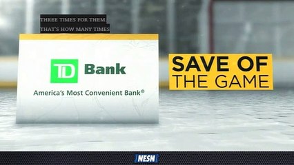 TD Bank Save Of The Game: Frederik Andersen Prevents Jake DeBrusk From Scoring