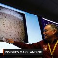 Cheers as Mars InSight spacecraft lands on Red Planet