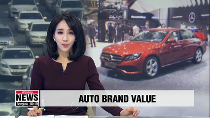 Mercedes-Benz tops auto brand list in S. Korea, BMW slides to 4th after engine fires