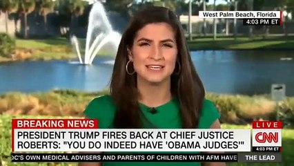 CNN's Jim Sciutto REVEALS- Chief Justice Roberts rebukes Trump over - obama Judge- complaint